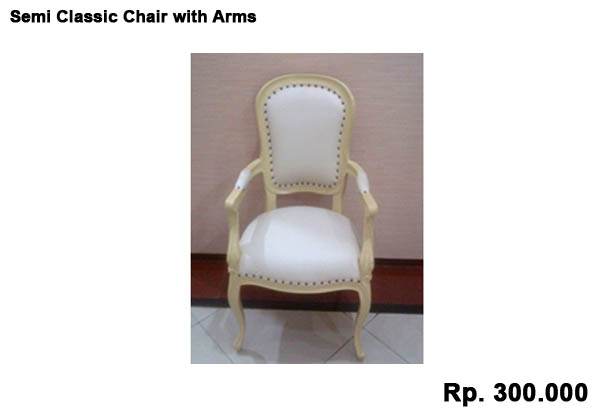 Semi Classic Chair with Arms