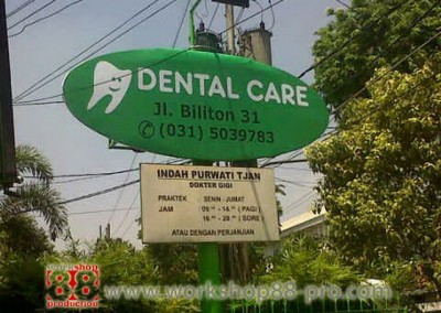 Billboard Dental Care @ Biliton Surabaya Info 08165441454