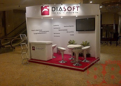Jasa Pembuatan Booth Diasoft Jakarta di Shangri-La Hotel Info +6281.6544.1454