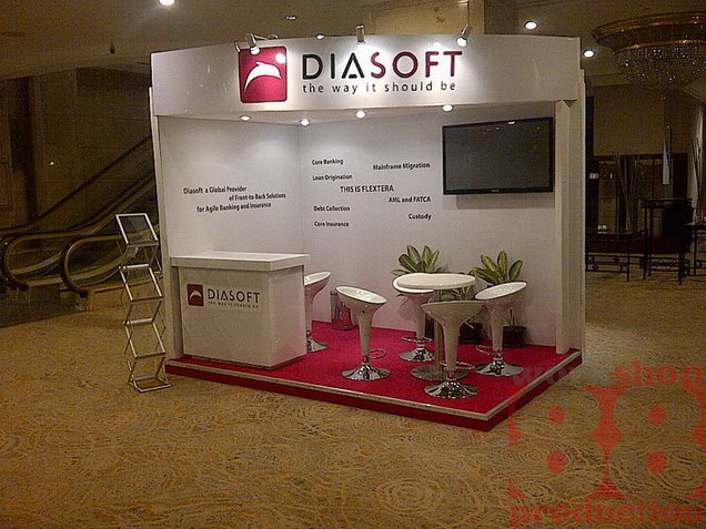 Jasa Pembuatan Booth Diasoft Jakarta di Shangri-La Hotel Info +6281.6544.1454