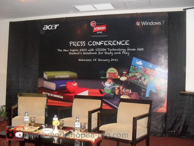 Backdrop Acer 3 Kota Yogyakarta, Bandung dan Makassar Info 08165441454