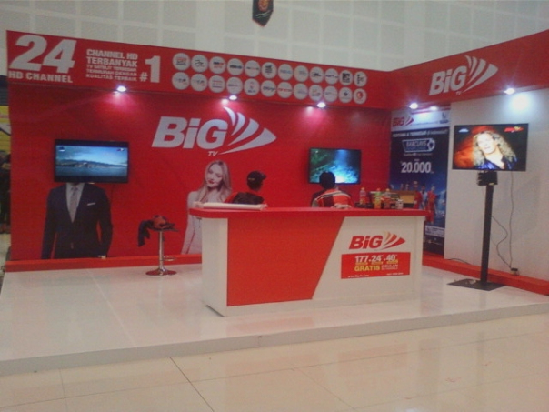 Booth Big TV @ Grand City Surabaya Info 08165441454