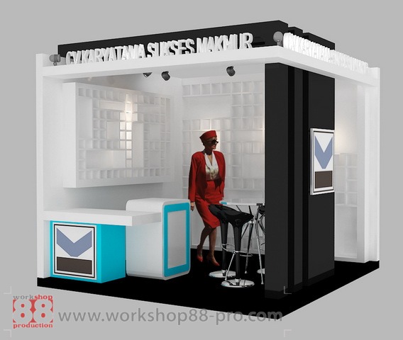 Booth Design Workshop88 Bandung Info WA +628.2131.036.888