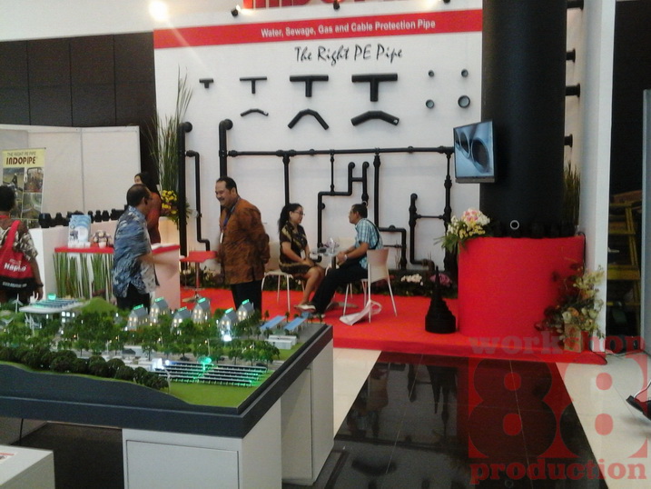 Booth Indopipe in Indowater 2014 Expo & Forum @ Grand City Surabaya Info 08165441454