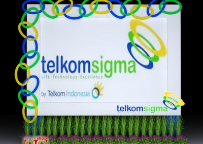 Backdrop Telkom Sigma Data Center @ Citraland Surabaya Info 08165441454