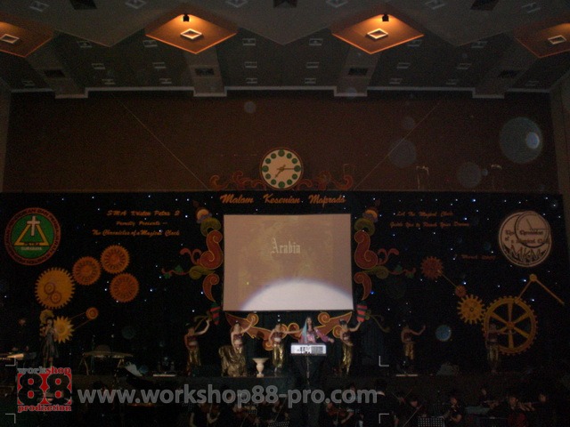 Stage Decoration for Petra Manyar Malam Kesenian @ Auditorium Petra Mayjen, Surabaya Info 0816544145