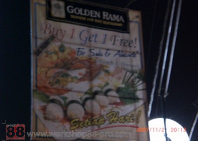 Produksi Billboard Surabaya Golden Rama Restaurant Info 08165441454