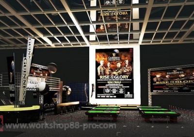 Stage Contractor and Booth Property for Guiness @ Sutos Surabaya Info Booth 08165441454