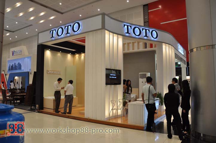 Booth TOTO Kitchen & Sanitary for Indobuiltech 2014 in Grand City Surabaya Info 08165441454