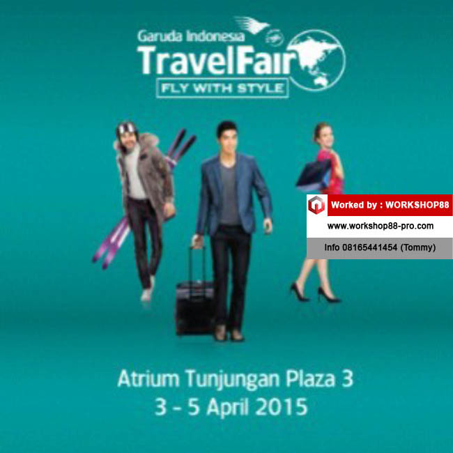 Stand Kontraktor Pameran Garuda Indonesia Travel Fair 2015