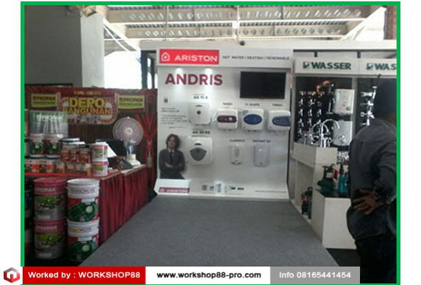 Kontraktor Rak Display Toko Ariston di DEPO Bangunan Surabaya & Bali Info +622131036888