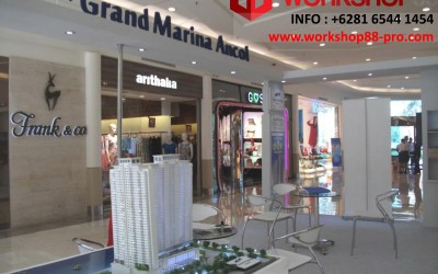 Booth Stand Pameran Properti Grand Marina Ancol di Mall Galaxy Surabaya info www.workshop88-pro.com