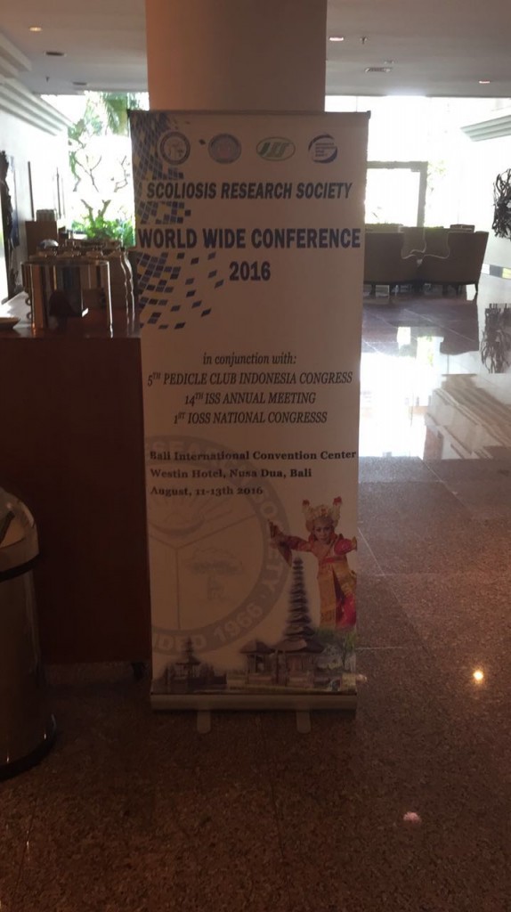 Scoliosis Research Society (SRS) World Wide Conference 2016, Nusa Dua - Bali