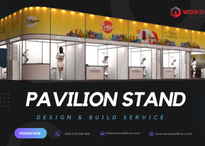 Design Pavilion Stand Builder for Exhibition in Indonesia