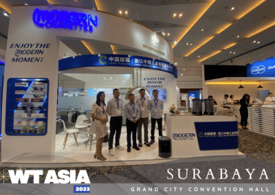 Portofolio Design Booth Pameran WT Asia di Surabaya