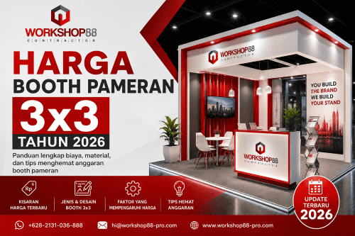 Harga Booth Pameran 3×3 Tahun 2026: Panduan Lengkap Biaya, Material, dan Tips Menghemat Anggaran